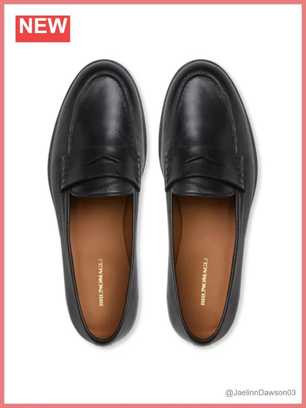Women's Italian Nappa Leather Penny Loafers Slip-On Dress Shoes, Handcrafted in